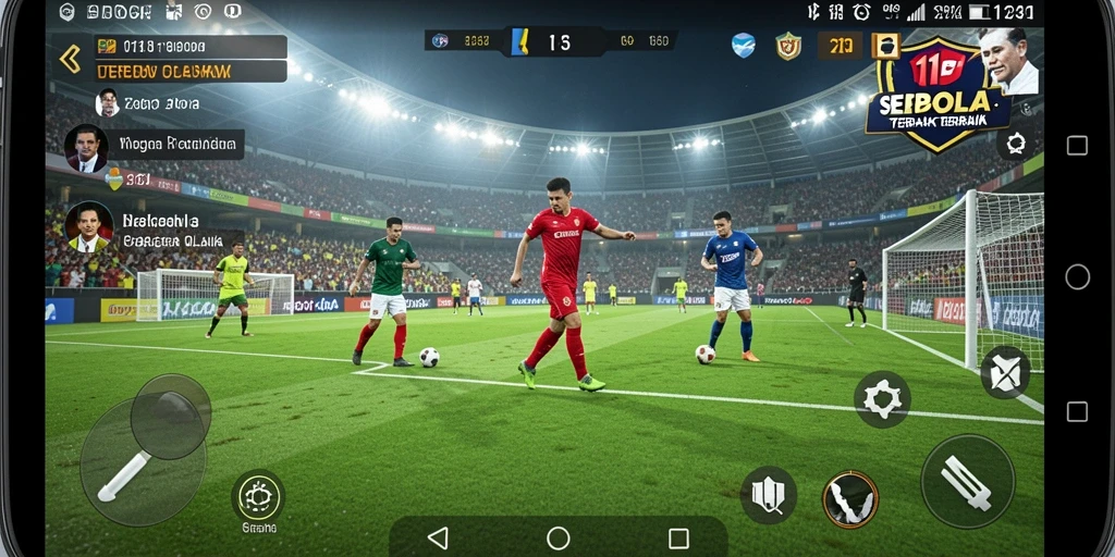 Tampilan permainan <strong>11BOLA</strong> dengan grafis sepak bola yang realistis.