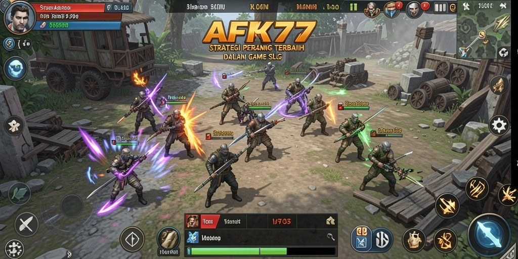 Tampilan gameplay <strong>AFK77</strong> yang memukau dan penuh aksi.