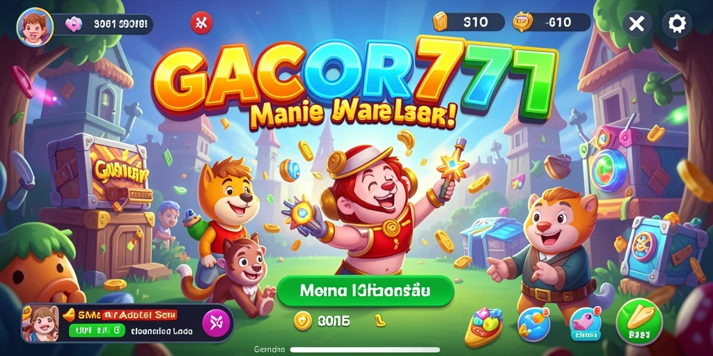 Tampilan gameplay seru di GACOR777 dengan efek yang menawan.
