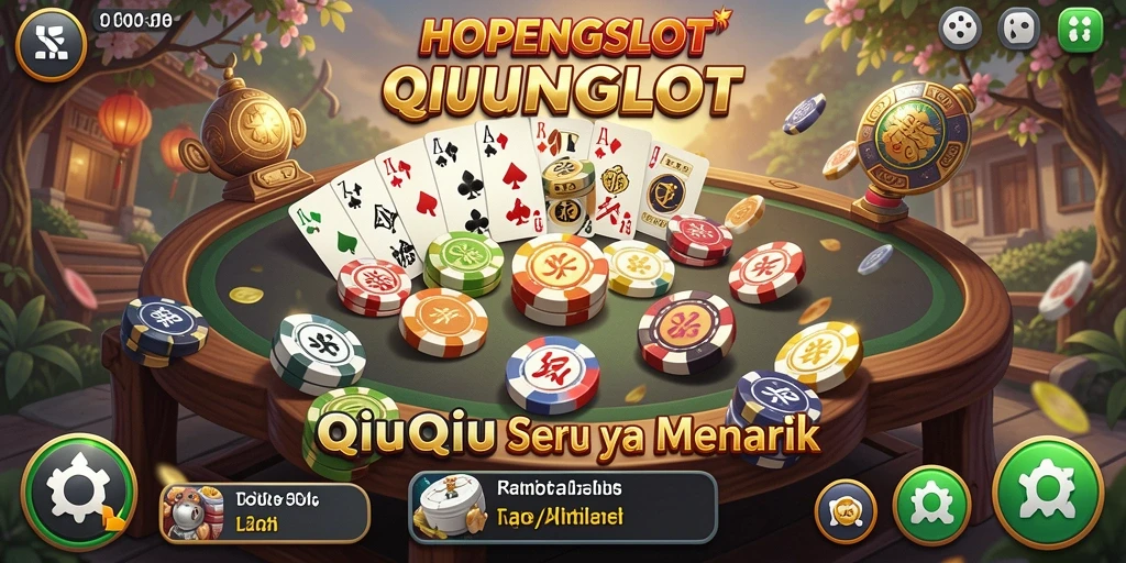 Tampilan gameplay QiuQiu yang menarik di HOPENGSLOT.