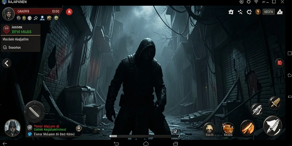 Screenshot menampilkan momen menegangkan dalam game RAJAPANEN.