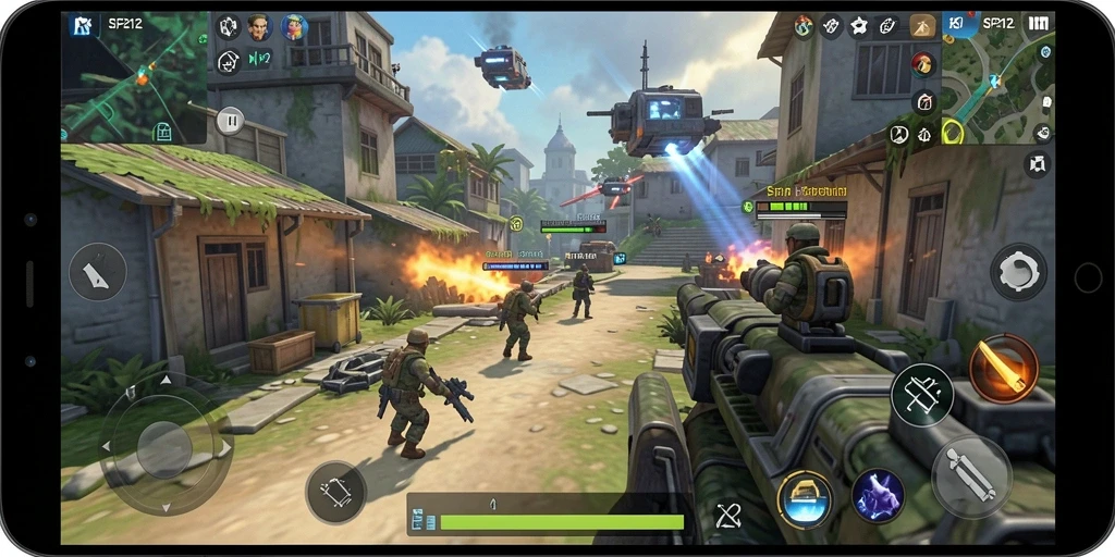Tampilan gameplay menarik dalam SP212 yang menantang strategi pemain.
