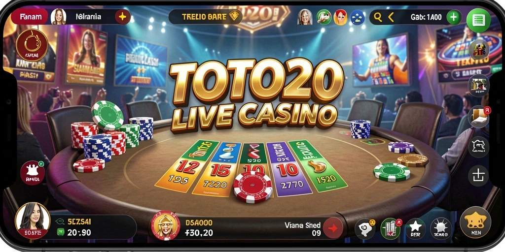 Tampilan gameplay menarik dari TOTO20 yang memukau.